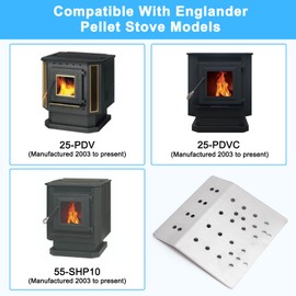 Replacement Wear Plate for Englander 25-PDVC 25-PDV 55-SHP10 25PDV 55-SHP22 25-PDVE 25-PDVP Pellet Stoves - 2003 to Present, Pellet Stove Parts for England 25-PDVC/55-SHP10, PU-BP98WPA