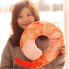 Goetland Large Shrimp Neck Pillow U Shaped Realistic Simulation Travel