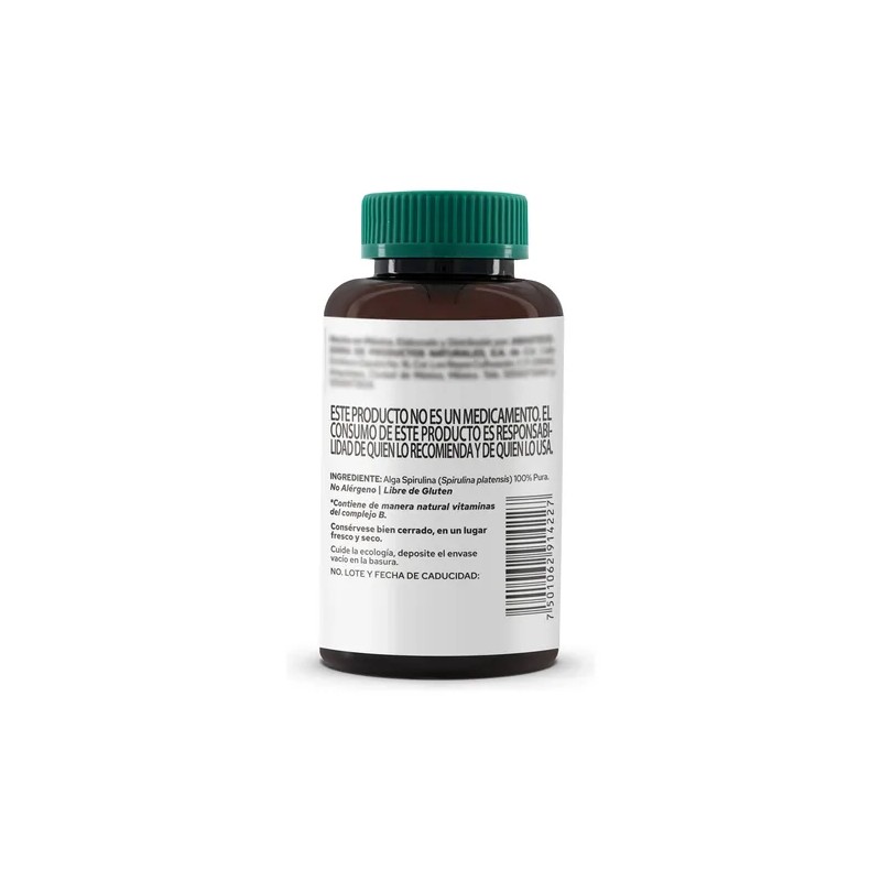 Suplemento Alga Spirulina (180 Tabletas) - Pronat