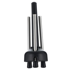 FUNOMOCYA Instrument Tripod Instrument Stand Wind Instrument Bracket Flute Clarinet Stand Musical Chrome Microphone Desk Stand Clarinet Clarinet Saxophone Stand Portable Clarinet Horn Black