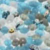 SuperDuo Misty Morning Mix 2.5x5mm 2 Hole Beads Czech Glass Seed Beads 100 Gram Bag