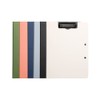 2 Pcs Folding Clipboard,Clipboard Foldable 9x12.5 Waterproof File Folder Clip