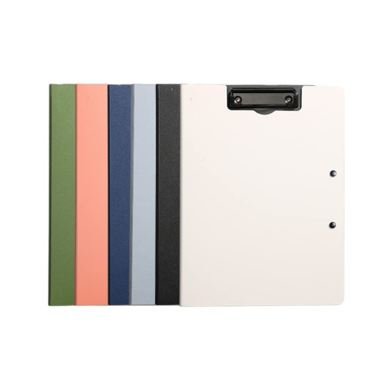 2 Pcs Folding Clipboard,Clipboard Foldable 9x12.5 Waterproof File Folder Clip