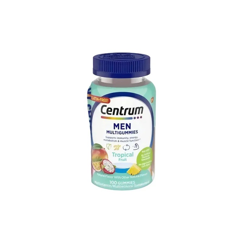 Centrum 100 Gomitas Frutales Multivitamínicas Hombres