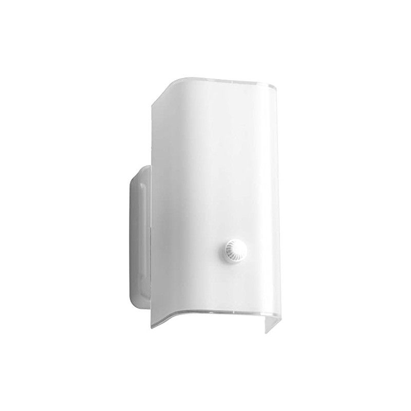 Progress Lighting 1-Light Glass Transitional Bath Vanity Light, White Glass