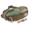 Rough Enough - Riñonera cruzada para hombre, Camo, 14 x