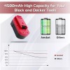 for BLACK+DECKER 2Pack 18V for Black and Decker HPB18 18