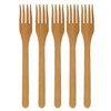 BambooMN Premium Solid Bamboo Dinner Fork 8" - All Natural