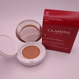 Clarins Everlasting Cushion SPF50 Long Wearing Hydrating Foundation 107 BEIGE