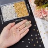 SOFPLATE 1 Box 1500Pcs 6mm Flat Round Silver Spacer Beads