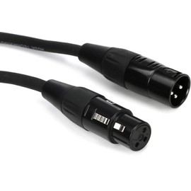 Hosa Cable de micrófono HMIC-100 Pro, REAN XLR3F a XLR3 metro XLR3, 100 pies