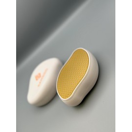 SAMSIDD Foot File, Callus Remover, Nano Crystal Glass Foot Scrubber, Professional Foot Care Tool, Hard Skin Remover, Suitable for Wet and Dry Use, Portable (Golden)