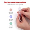 Pink USB Heating Gloves Hand Warmer Touch Screen Design Adjustable