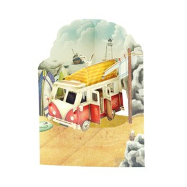 Santoro 3D Swing Greeting Card, Campervan
