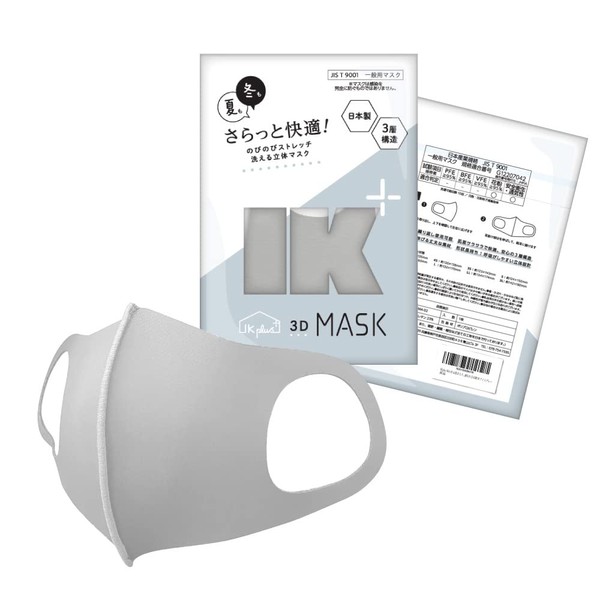 [IKplus] MA-02 JIS T 9001 Compatible Skin Mask, Stackable with