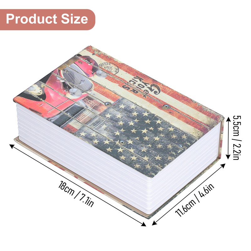 Mini Safe Lock Box Simulation Dictionary Money Box Originality Gift