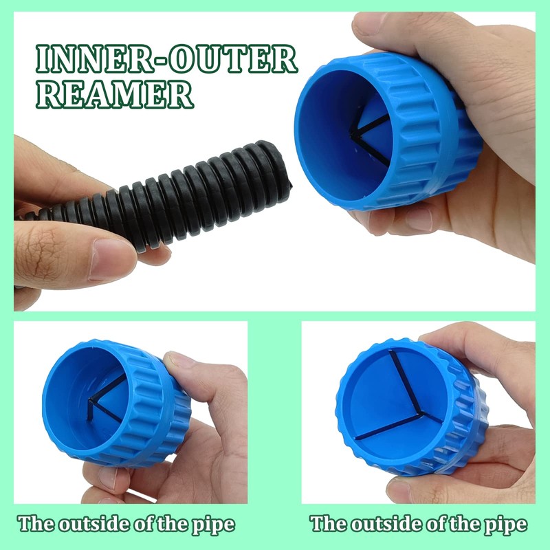 Deburring Tool with 11 High-Speed Steel Blades Storage Handle Design