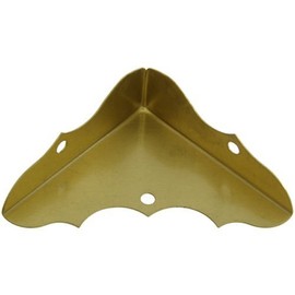 NATIONAL/SPECTRUM BRANDS HHI N213-447 5/8-Inch Bright Brass Corner, 4-Pack