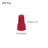 sourcing map 250pcs Wire Connectors Nuts, Electrical Wire Connectors 22-10