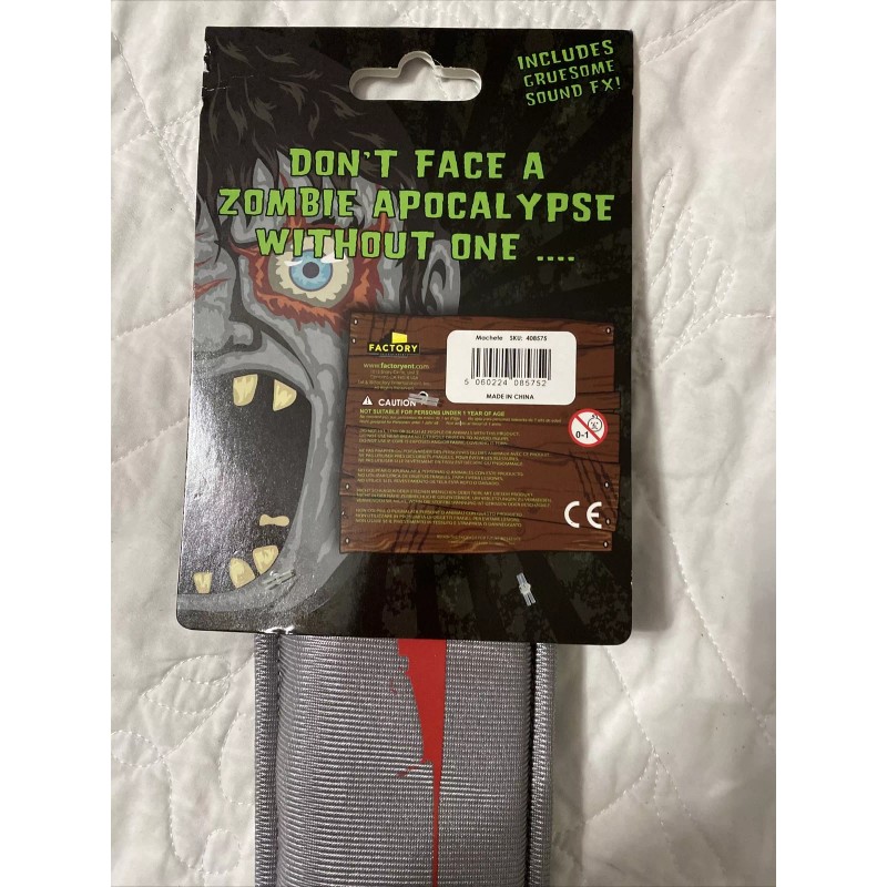 Factory Entertainment Zombie Killer Machete / Knife SWAT Plush Sounds
