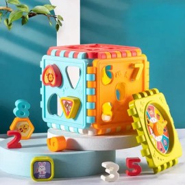 Cubo Sensorial 6 En 1 Montessori Educativo Para Bebés                                                                                                 