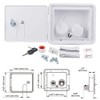 Gravity City Water Inlet Fill Dish Hatch Lock for RV