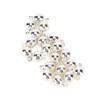 20 Sets Magnetic Clasps Round Brass Fashionable Jewelry Clasps for