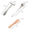 Pokinge 4pcs Mini Eye Face Massage Stick Metal Cosmetic Spatula,Eye