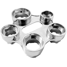 Sprießen Aerator Service Key, 10 Sizes, Tap Strainer Aerator Key Tool, Zinc Alloy, Aerator Mounting Wrench, Replacement Aerator Tap Strainer Aerator Key Tool