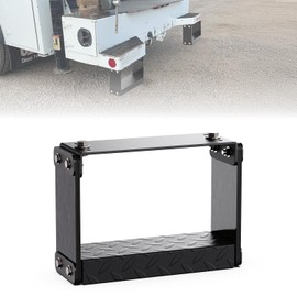 BUYYAH Truck Step, Universal Heavy-Duty Tall Flexible Step for Trucks, 10 x 14 x 4.7 Inches, 660 lbs Load Capacity, Anti-Slip and Rust-Resistant, Ideal for Climbing on Like Flatbeds, Trailers, Trucks