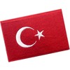 Turkish Flag Embroidered Iron-On / Sew On Patch