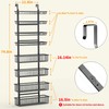 Moforoco Over The Door Pantry Organizer, Pantry Door Organizer Shelves,
