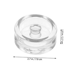 Generic 3pcs Glass Weights for Fermenting Replacement Lids for Wide Mouth Jars Reusable Fermentation Weights for Pickling Food Preserving