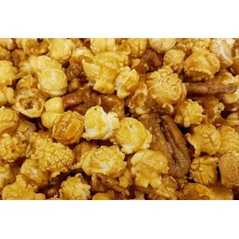 Millican Pecan Gourmet Caramel Pecan Popcorn w/ Praline Pecans | 1 Gallon Pail | Millican Pecan