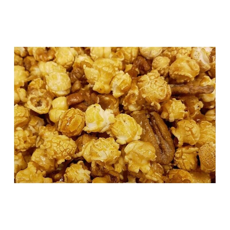 Millican Pecan Gourmet Caramel Pecan Popcorn w/ Praline Pecans |