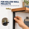 1/4-20 Hollow Wall Toggle Anchors with 2-1/2 Inch Bolts, 10/20