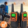 2 PACK Long Range 100 mile Walkie Talkie Two Way