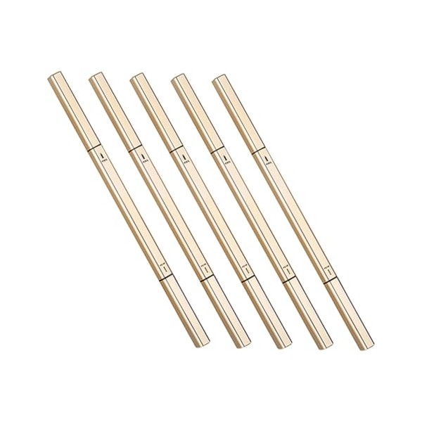 5Pcs Double Head Eyebrow Pencils with Brush Tip Sweat Brow