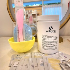 Bolayon Spinem Powder + Pack Tool 4-Piece Set (30 Samples) Spinem + Review Promise + Additional 20ml Hyaroten Toner Gift / 볼라욘 스피넴 파우더+팩도구4종세트 (30종샘플) 스피넴+리뷰약속+히아로텐토너20ml추가증정