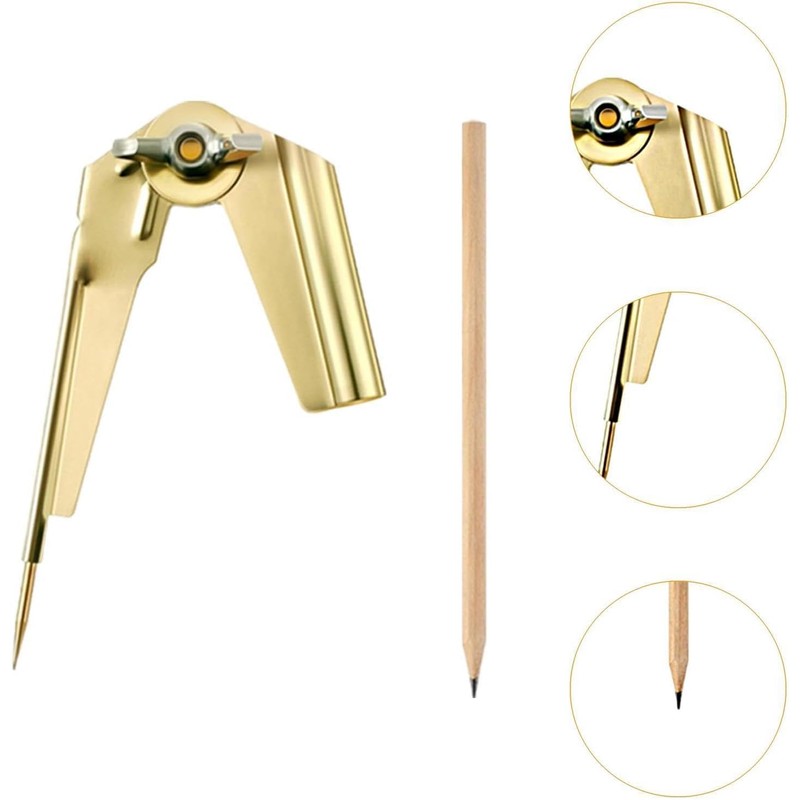 Compass Drawing Scribe Tools for Woodworking, Scribing Compass, for Drawing,