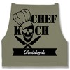 Geschenk mit Namen personalisiert by Shirtracer - Apron - Chefchef