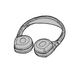 2022-2025 Escalade ESV Rear Entertainment Factory Bluetooth Headphones 86508939