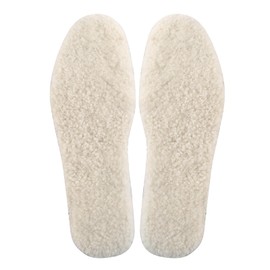 LUZAYA Sheepskin Insoles Men's Women'sPremium Wool Fur Fleece Inserts Cozy Warm Soft
