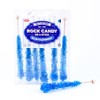Extra Large Rock Candy Sticks: 6 Blue Raspberry Lollipop -