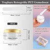 PQPAUTY Pack of 12 Small 100 ml Transparent Plastic Empty