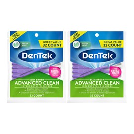 DenTek Slim Brush Limpiadores interdentales 32 unidades (paquete de 2)