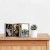 4x6 Triple Hinged Frames, 3 Folding Picture Frame, Triptych Photo