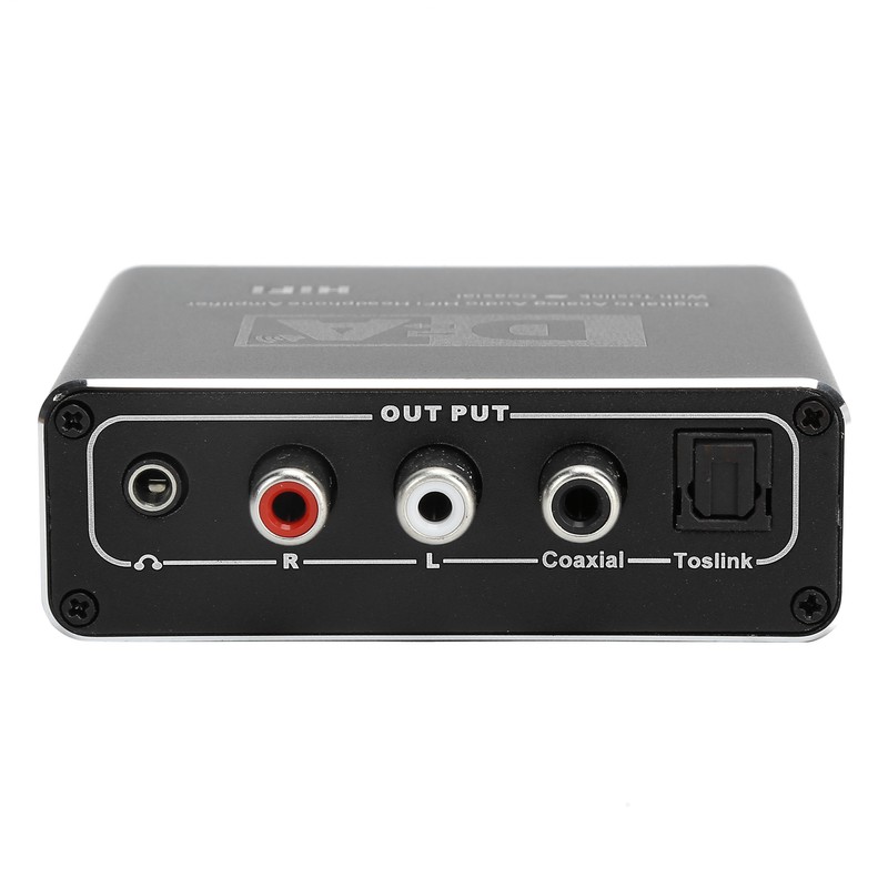 Digital to Analog Fiber Converter Volume Adjustment Coaxial to 5.1