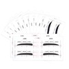 Plus Nao Eyebrow Template, Double Eyebrow, Set of 52, Sticking,