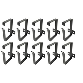 Metamas Lab - 10 Pack Server Rack Cable Management D-Ring Hooks L Size - Bracket Organizer Hook Mount Set for Network Patch Cables, Fiber Optic, Power Cords (10 Pieces) - Made in Taiwan